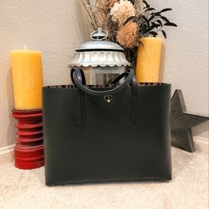 Kate Spade Molly Black Leopard Large Tote